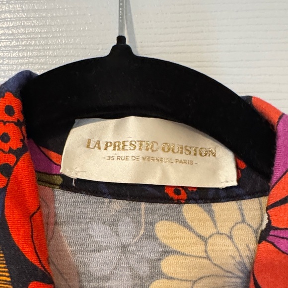 La Prestic Ouiston Floral Multicolor Blouse Women Size 4 (equivalent to an XL) - Picture 2 of 9